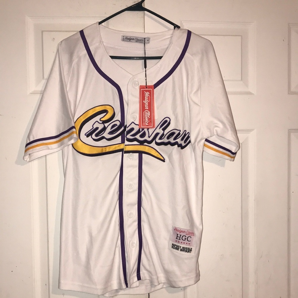 NWT Nipsy/Kobe Crenshaw Baseball Jersey